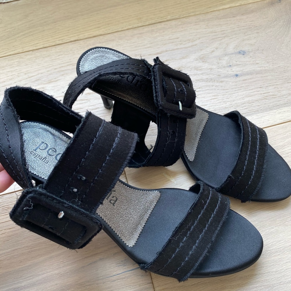 Pedro Garcia black heels